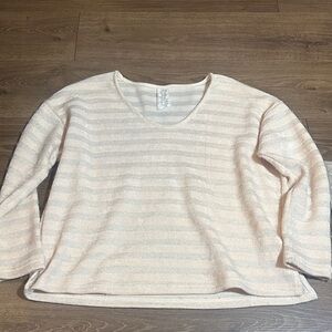 Sadie & Sage Cream Striped Sweater